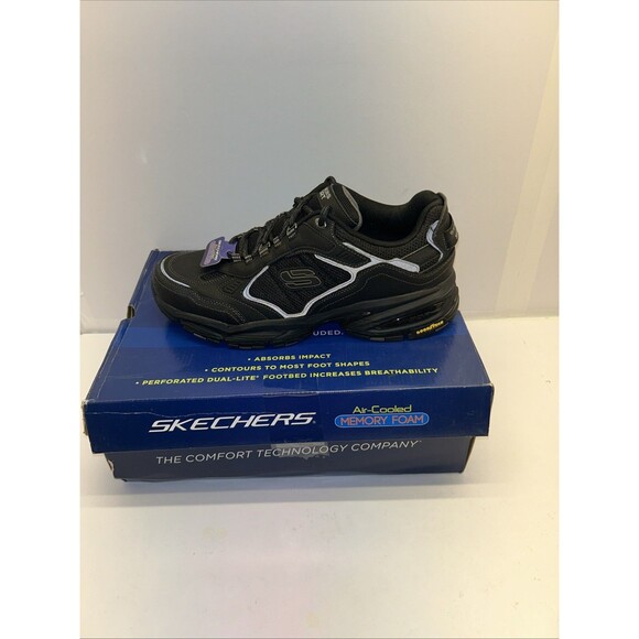 Skechers Sport Men Vigor 3.0 Memory Foam Black Air Cooled Sz 10.5 New in Box - Picture 1 of 10